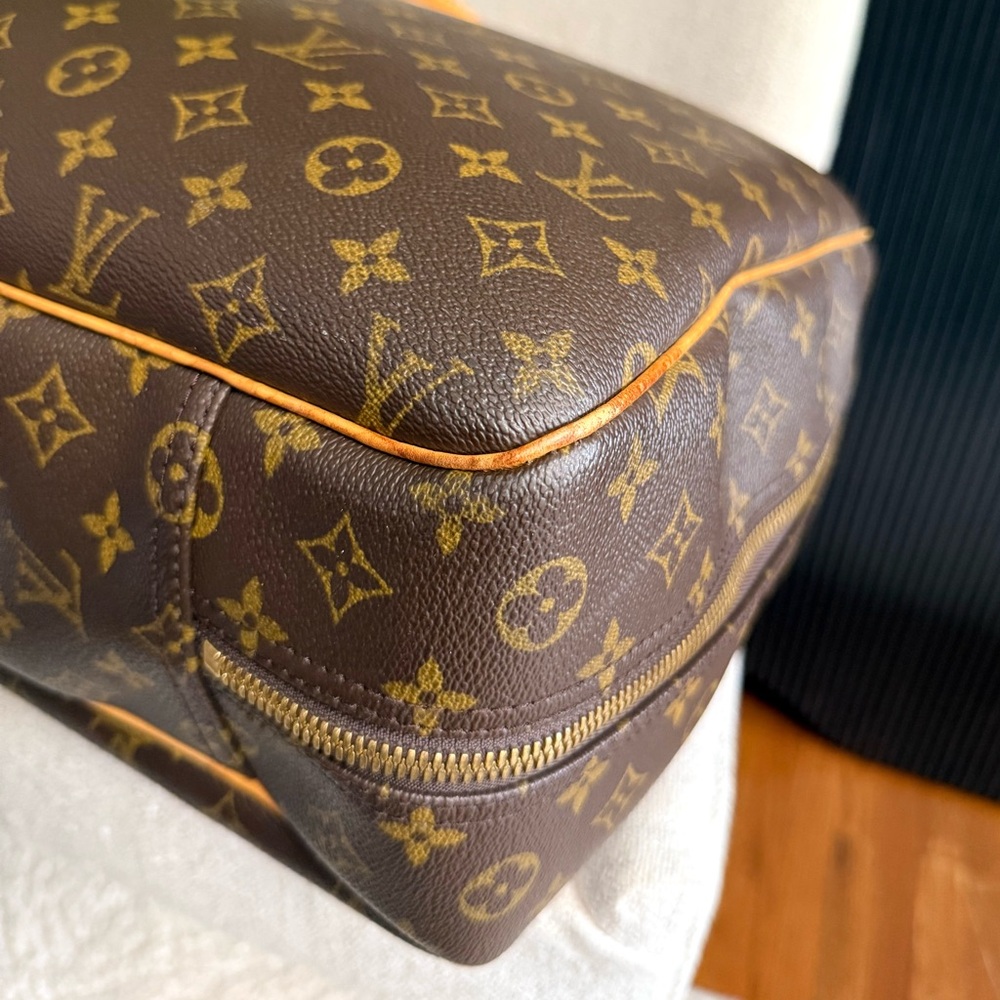 Authentic Louis Vuitton Alizé travel bag M41393 brown monogram LV canvas unisex - Picture 11 of 16